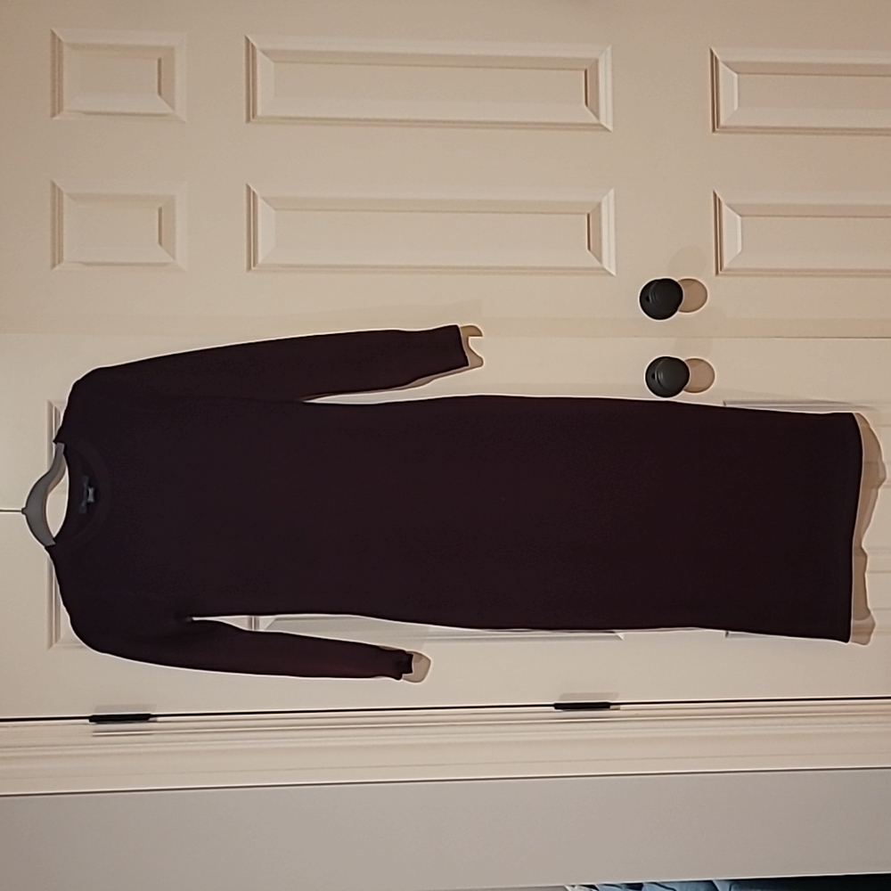Maroon French connection size small sweater dress